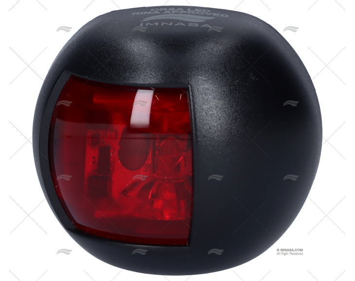 LUZ DE NAVEGAÇÃO LED BOMBORDODO PRETO<20 IMNASA