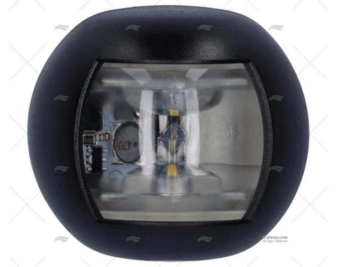 LUCE NAVIGAZIONE LED NERO POPPA <20 m IMNASA