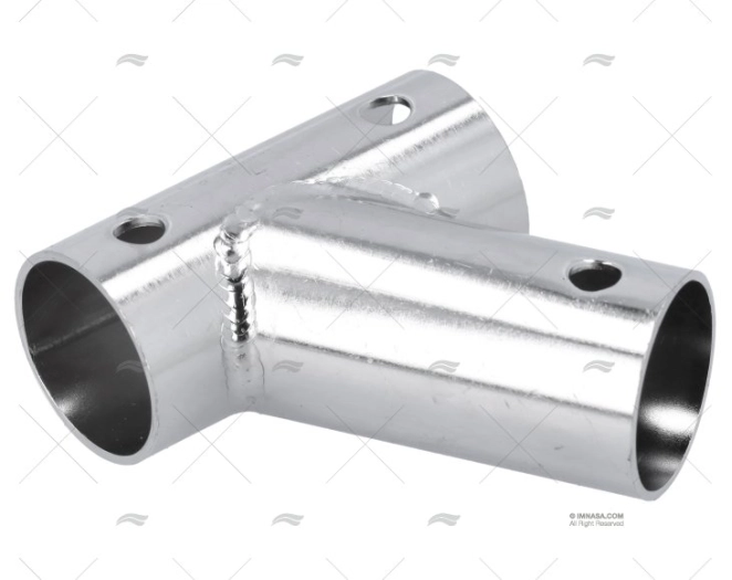 BOCCOLA PER SCALMO 60º 22mm INOX BASE T