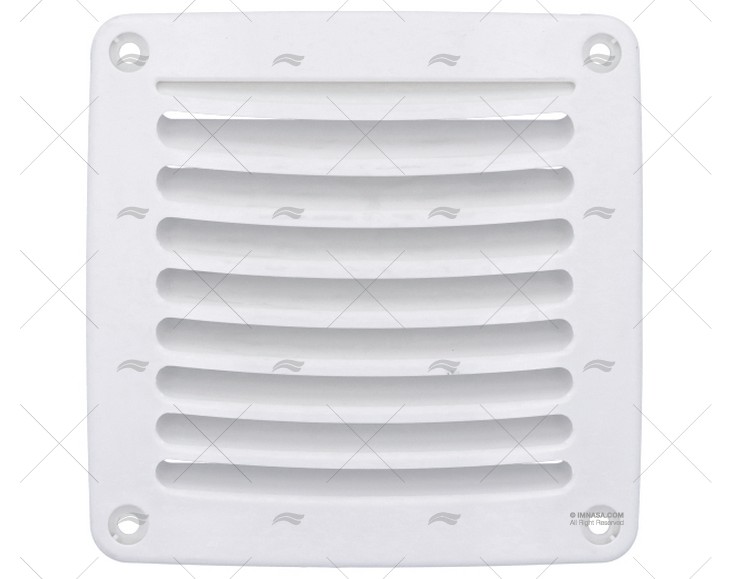 VENT ABS BRANCO 118X118mm