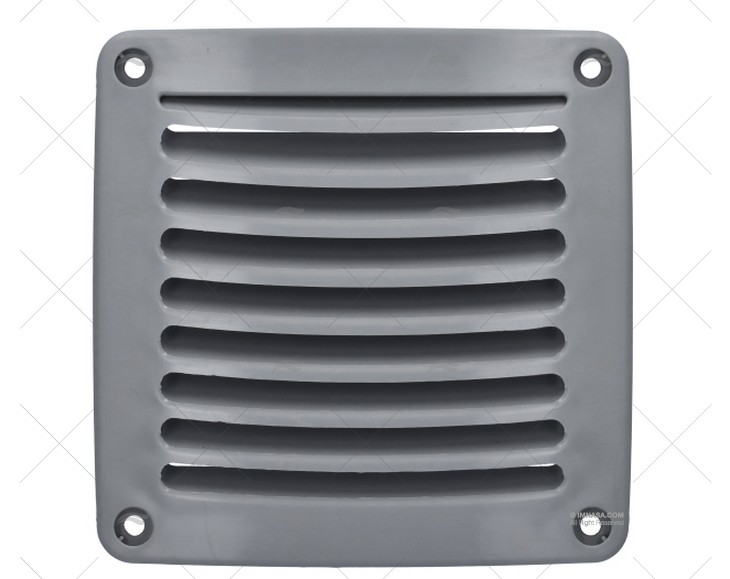 GRELHA ABS CINZENTO 118X118mm
