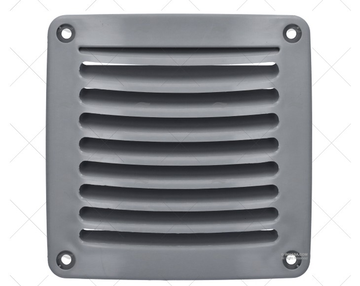GRILLE ABS GRIS 118X118mm