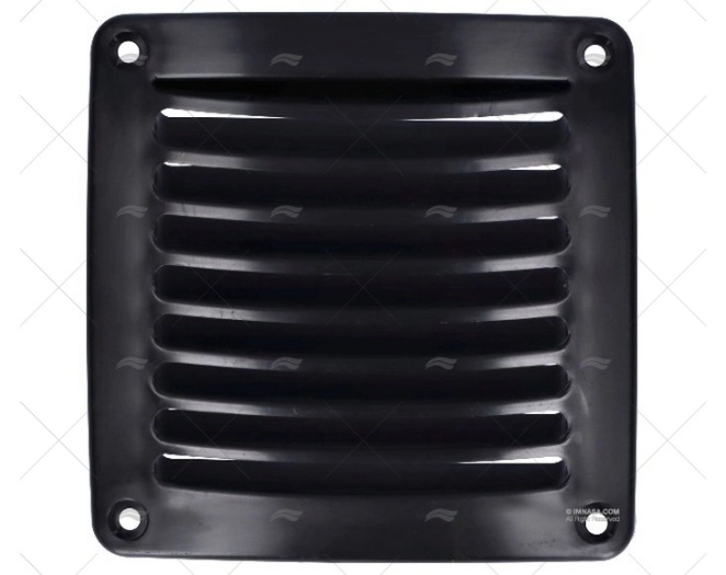 GRIGLIA ABS NERA 118X118mm