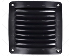 GRELHA ABS PRETA 118X118mm
