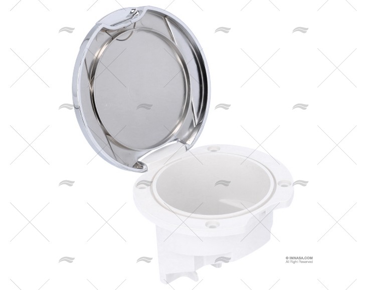 ROUND CASE SHOWER CHROME