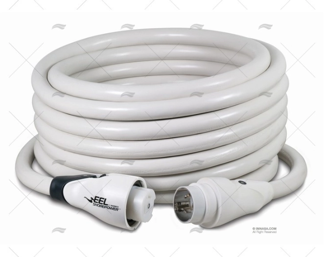 EXTENSION CORD 50" F/M WHITE 50A 125/250