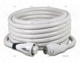 CABO ISOLADO 50" FÊMEA-MACHO BRANCO 50A 125/250 MARINCO