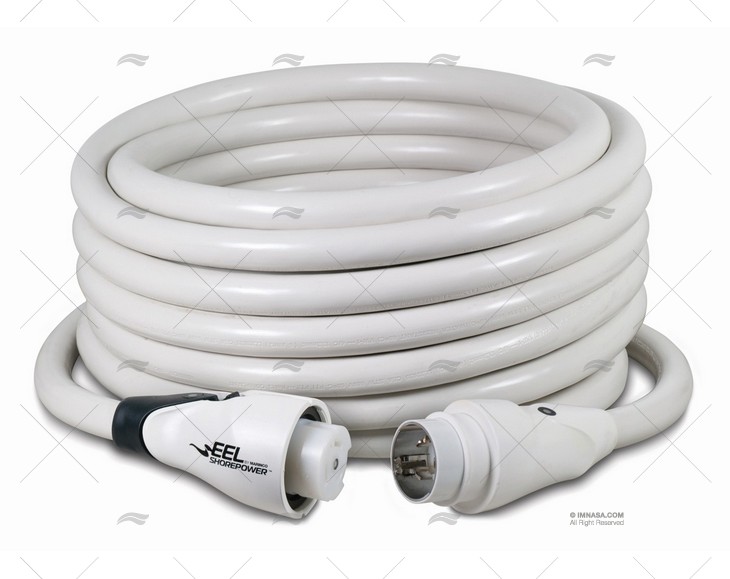 CABO ISOLADO 50" FÊMEA-MACHO BRANCO 50A 125/250 MARINCO