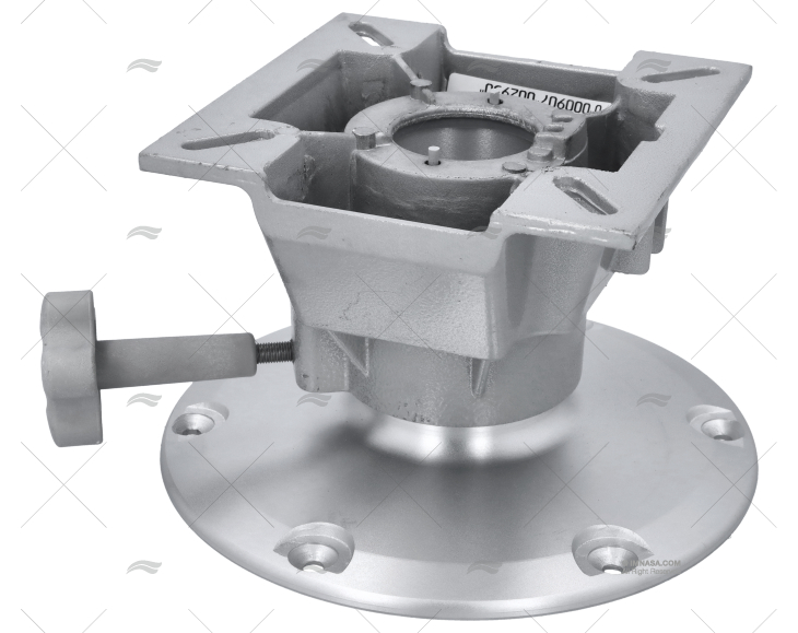 PEDESTAL FIXE BASE 228+ PLATINE PIVOTANT IMNASA