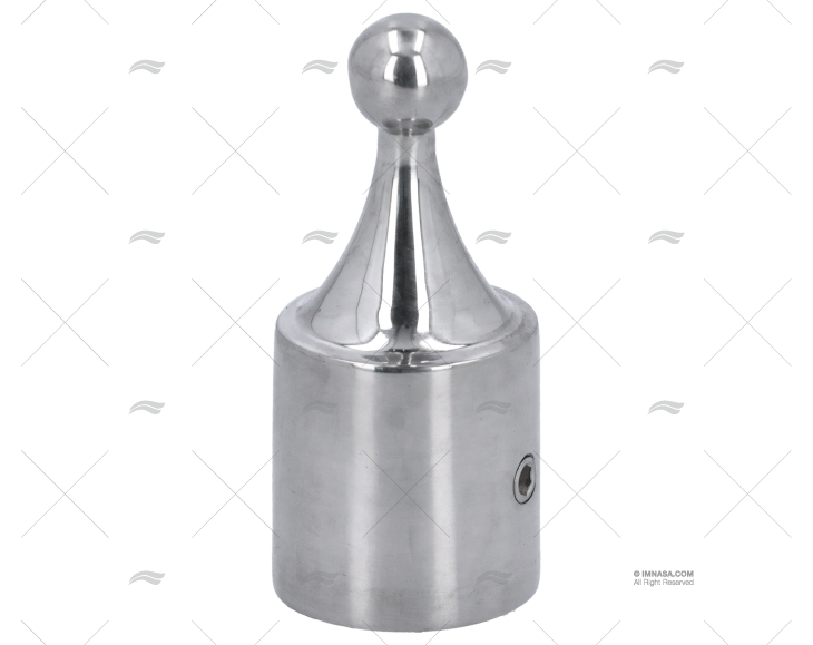 TERMINALE CAPOTTINA INOX TUBO 25mm