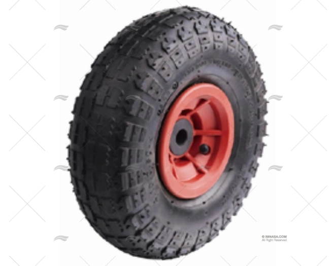 ROUE RELEVABLE 245X90mm TUBE 16mm