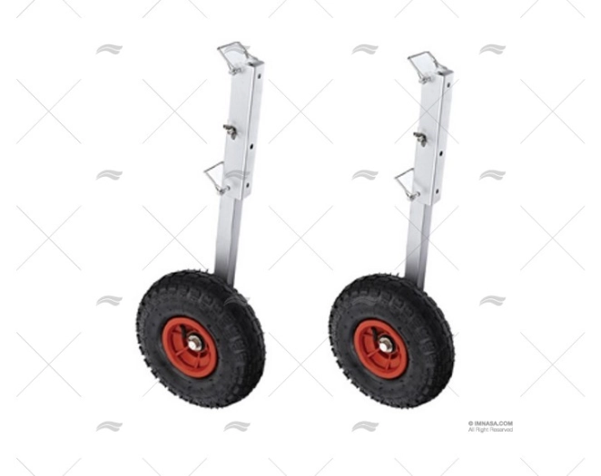 FOLD-AWAY SLIP WHEELS 136kg.