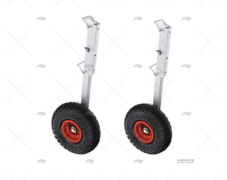 FOLD-AWAY SLIP WHEELS 136kg.
