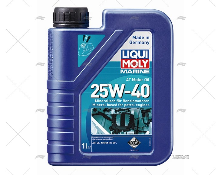 ACEITE MOTOR 25W-40   1L