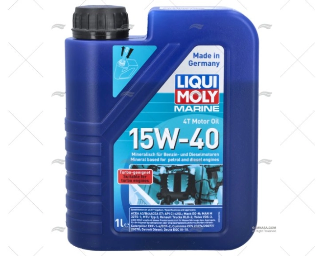 MARINE 4T MOTOR OIL 15W-40 1L LIQUI MOLY