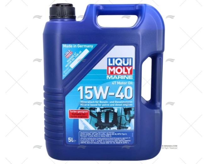 ÓLEO 15W 40 LIQUI MOLY MOTOR 5L