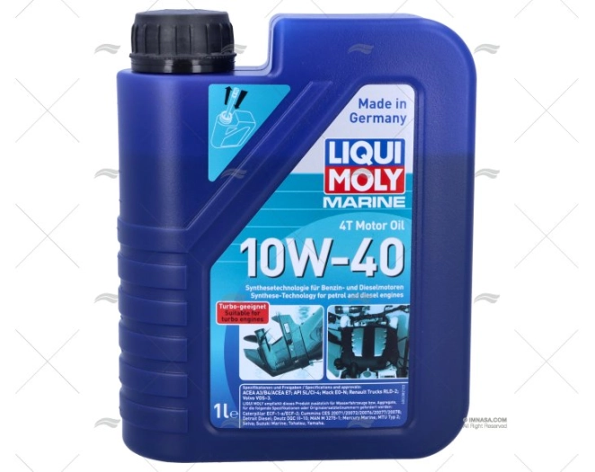 ACEITE 10W 40 LIQUI MOLLY MOTOR 1L LIQUI MOLY