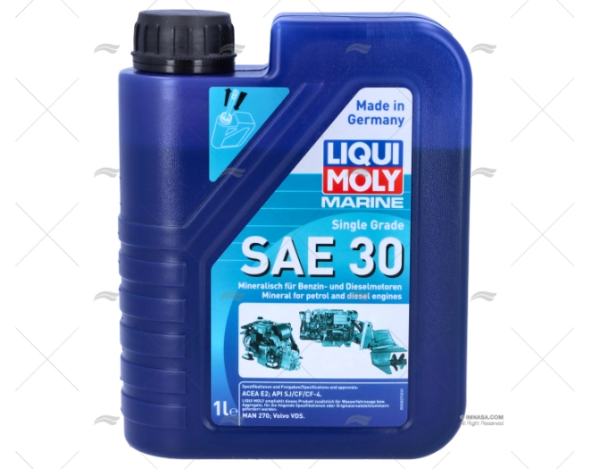 ÓLEO SAE30 LIQUI MOLY 1L TURBOCOMPRES