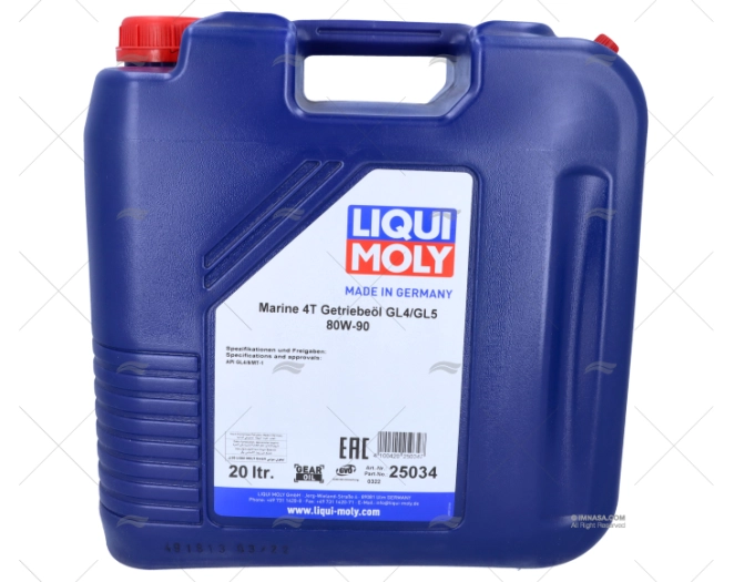LUBRIFICANTE PER INGRANAGGI 80W-90 20L LIQUI MOLY