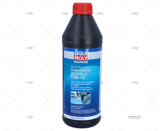 LUBRIFICANTE INGRANAGGI 100% SINT. 75W-90 1L LIQUI MOLY