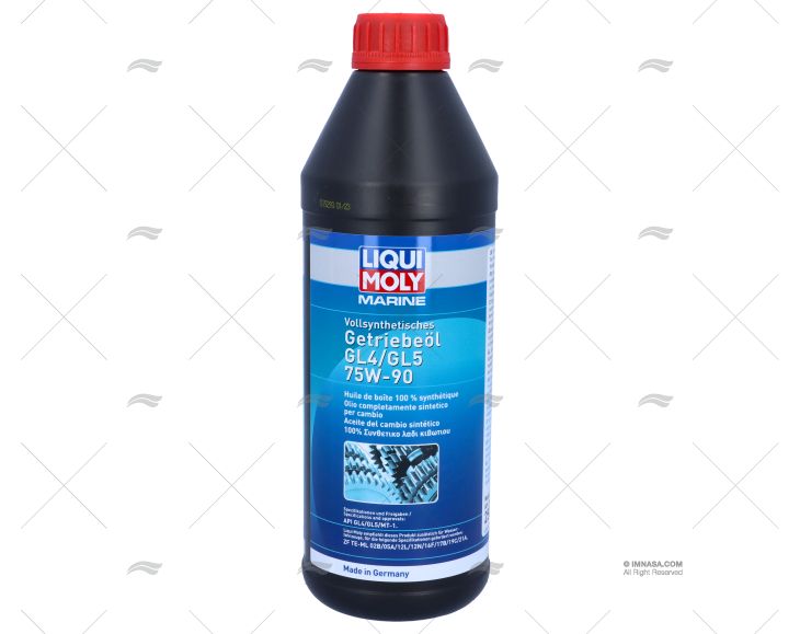 LUBRIFICANTE INGRANAGGI 100% SINT. 75W-90 1L LIQUI MOLY
