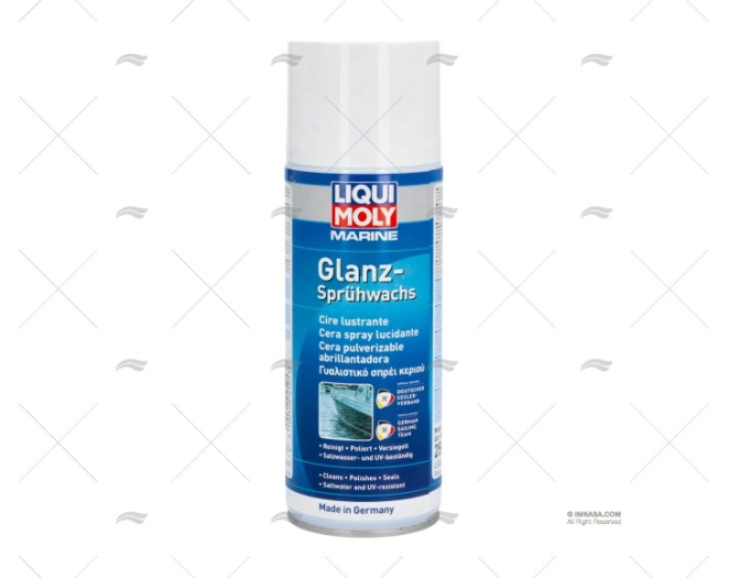 LIMPADOR ABRILHANTADOR CERA 400ml SPRAY LIQUI MOLY