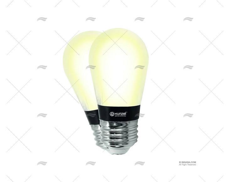 LAMPADINA E27  12/24V 1W LED 3K (2U) XUNZEL