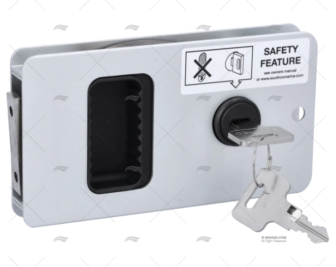 FECHO PARA PORTA DESLIZANTE C/FECHADURA SOUTHCO