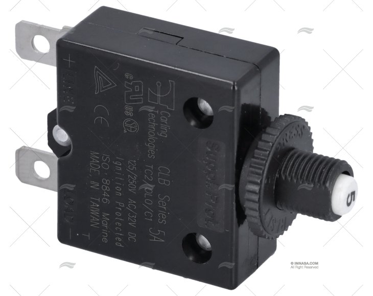 INTERRUTTORE MAGNETOTERMICO TERMICO UL CSA 5A CARLINGSWITCH