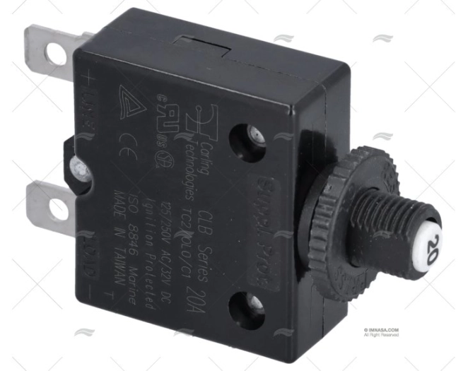 INTERRUTTORE MAGNETOTERMICO TERMICO UL CSA 20A CARLINGSWITCH
