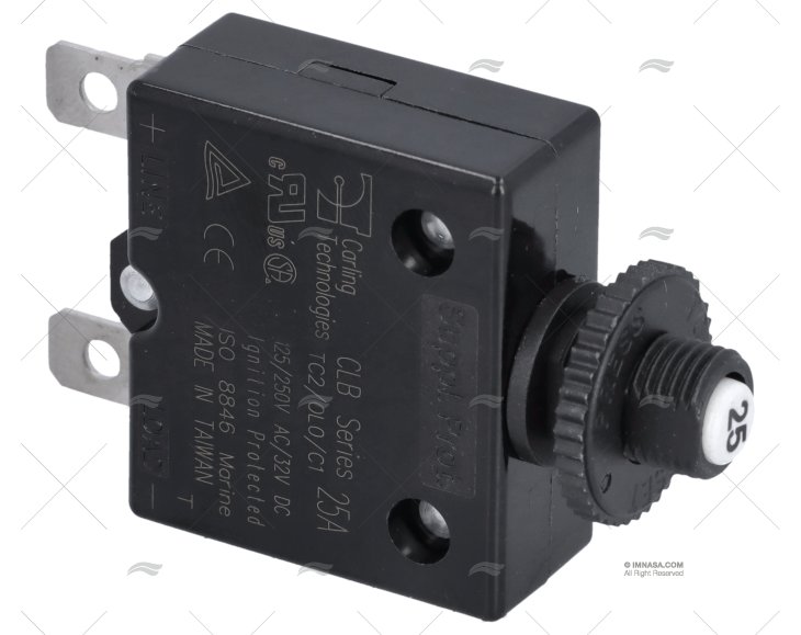 INTERRUTTORE MAGNETOTERMICO UL CSA 25A CARLINGSWITCH