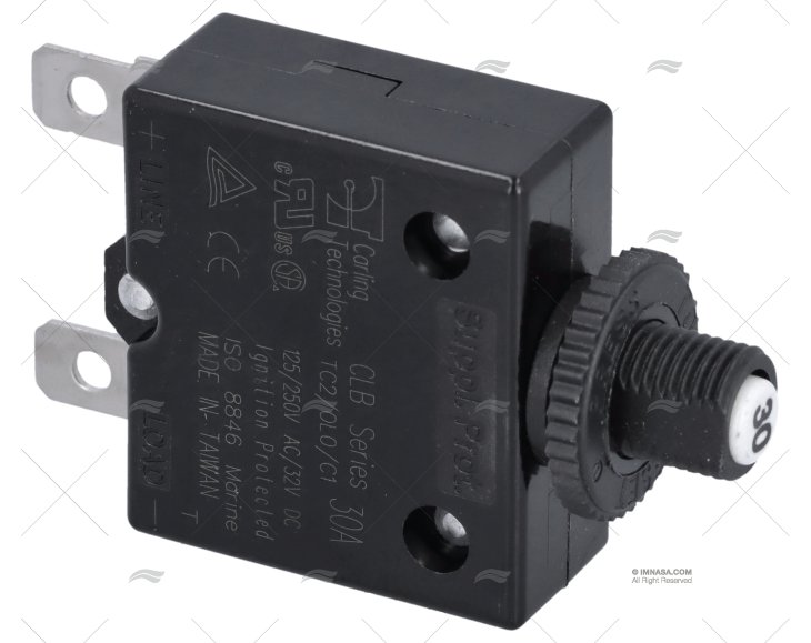 INTERRUTTORE MAGNETOTERMICO TERMICO UL CSA 30A CARLINGSWITCH