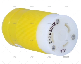 ENCHUFE MARINCO 16A 2 POLOS 3 SEGUR