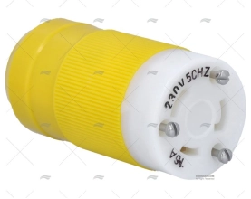 FEMALE CONNECTOR 16A 2P MARINCO SKIN