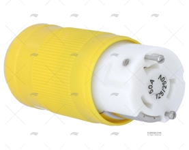 FICHA 50A (125/250) 3 POLOS EUA MARINCO