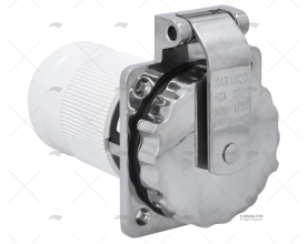 BASE ELETTRICA POPPA MARINCO 64A INOX 3P INT S