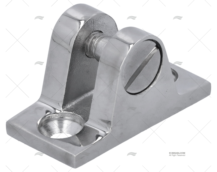 SUPPORTO CAPOTTINA PIATTA-RETTILINEA INOX VITE