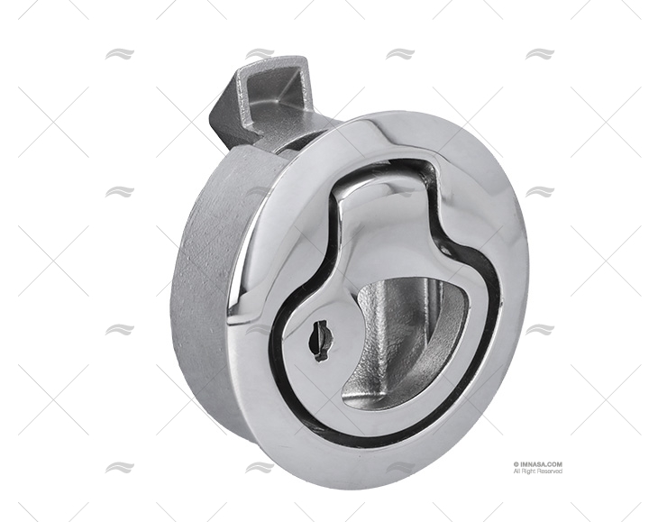 FECHO PUXADOR SOUTHCO INOX COM CHAVE 2"