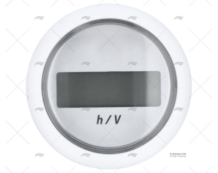 CONTAORE VOLTMETRO VDO 8-24V 52mm BIANCO