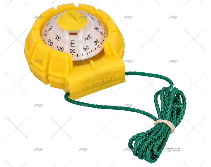 BUSSOLA DI ROTTA 51mm GIALLO RITCHIE NAVIGATION