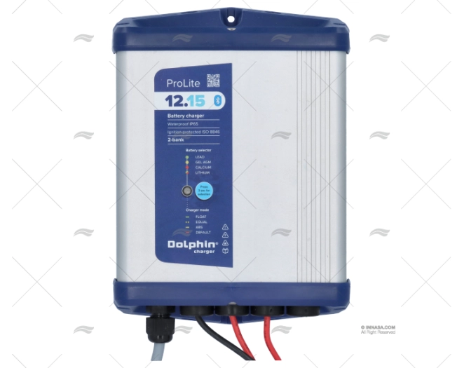 CARICABATTERIE 12V  15A DPH BLUETOOTH DOLPHIN