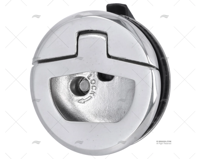 FECHO PUXADOR COM CHAVE 51mm INOX 316 MARINE TOWN