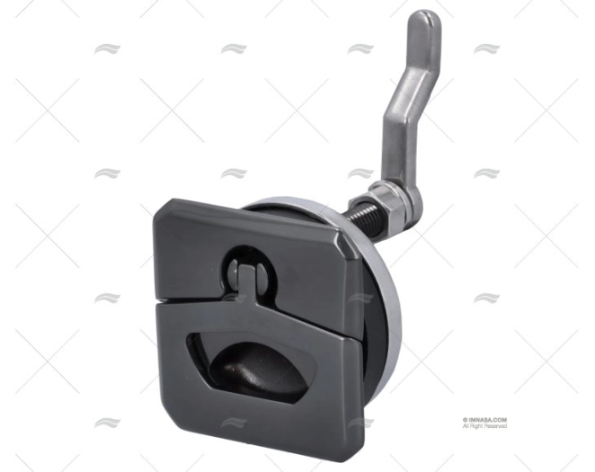 LOQUET A COMP. S/CLE 51mm SS 316 NOIR BR MARINE TOWN