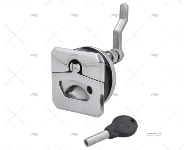 CHIUSURA BOCCAPORTO CON CHIAVE 51mm INOX 316 MARINE TOWN