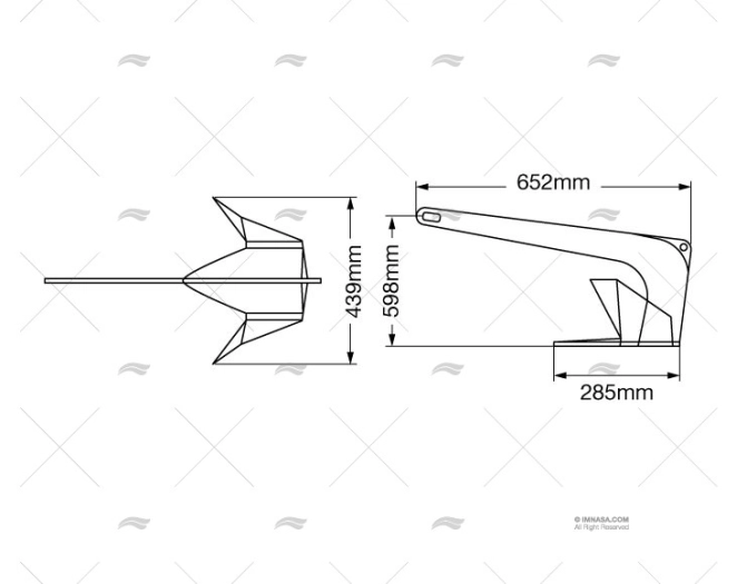 ANCLA INOX XR15 (10,5KG)