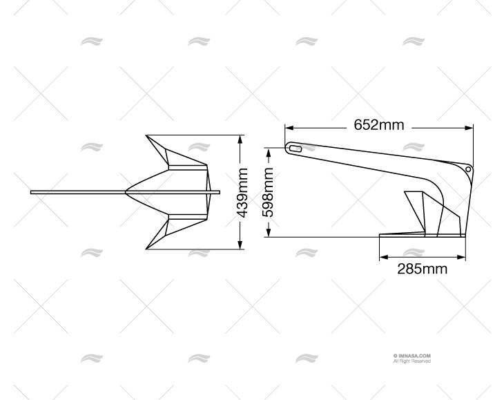 ANCRE INOX XR15 10,5Kg