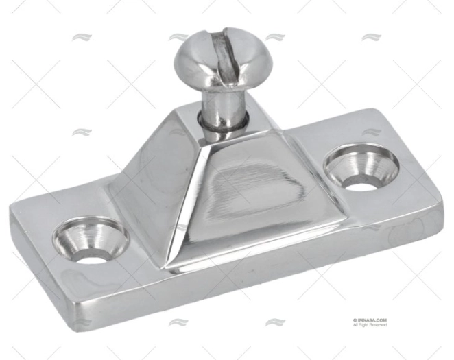 PLATINE LATERAL INOX POUR BIMINI 22MM