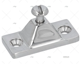 SUPPORTO TENDALINO CAPOTTINA 22mm INOX VITE