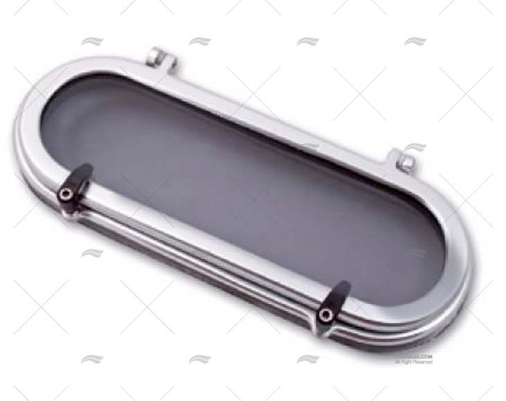 ALUMINIUM PORTLIGHT 390x185mm FORESTI SUARDI