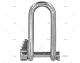 SHACKLE LONG WITH KEYPIN 6mm S.S.